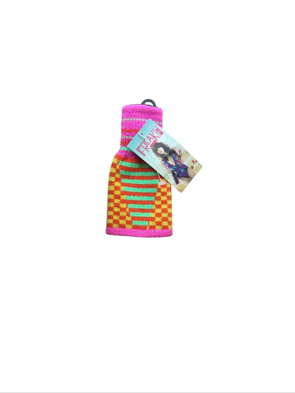 Freaker USA knitted Beverage Insulator Fits every Bottle/Can Koozie nwt